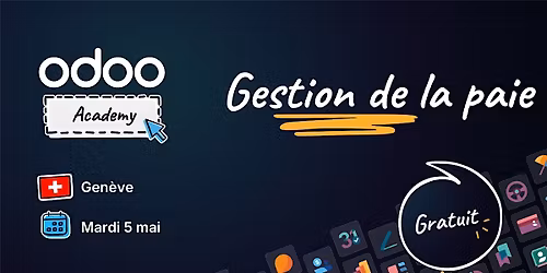Odoo Academy Gestion de la paie - Gen\u00e8ve