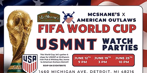 American Outlaws at McShane's | USMNT World Cup Watch Party