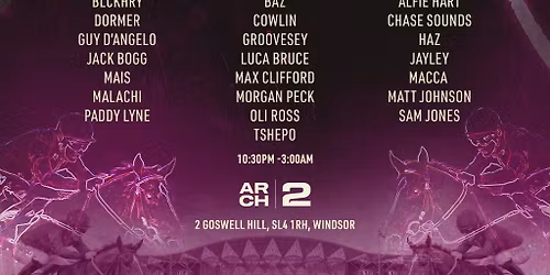 A.L.F Events Royal Ascot Weekender After After Parties