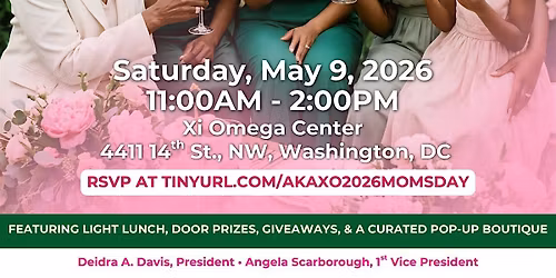 Xi Omega Chapter's Pre-Mother's Day Garden Party