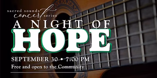 Night of Hope - Free Concert