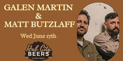 Galen Martin & Matt Butzlaff at Hub City Beers