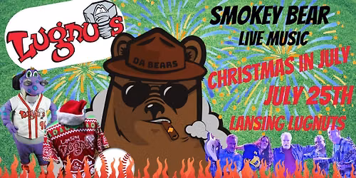 Da Bear @ Lugnuts Christmas in July!