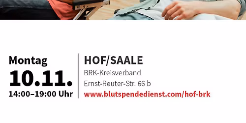 Blutspende in Hof