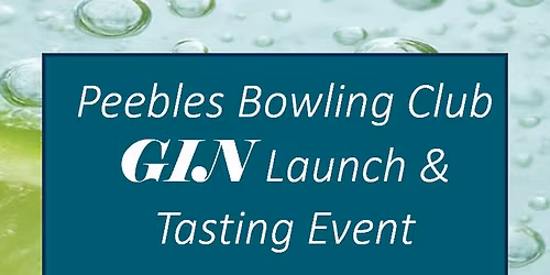 PBC Launch of OUR Own Gin & Tasting Event