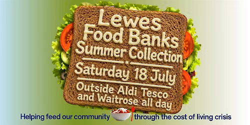Lewes Food Banks Summer Collection
