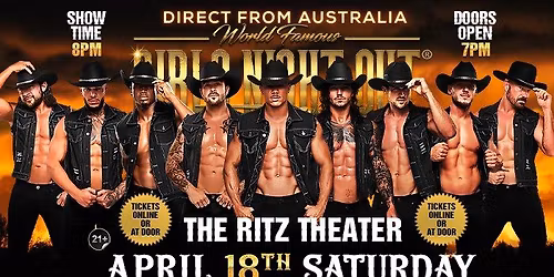 Apr 18th: Shawnee, OK - Girls Night Out the Show\u00ae AUSTRALIAN TAKEOVER at The Ritz