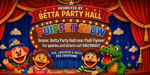 PUPPET SHOW @ Ornamental Fish Trade Centre near Padi Flyover