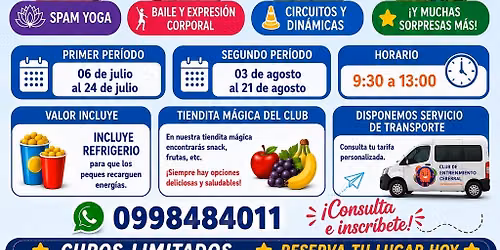 Vacacional de Verano 2026