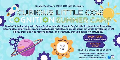 Camp Cognition: Curious Little Cogs Space Explorers