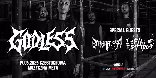 Godless + Barbarossa + The Fall Of Patriarchy \/ 19.06.2026, Cz\u0119stochowa