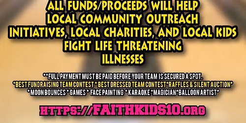 FAITHKIDS BOWLING TOURNAMENT FUNDRAISER 2026
