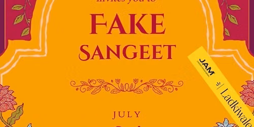 FAKE SANGEET - A bollywood wedding experience