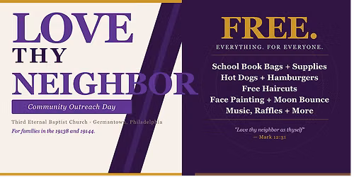 Love Thy Neighbor Community Outreach Day 2026