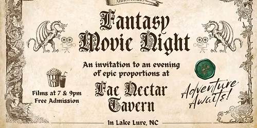 Fantasy Movie Night at Fae Nectar