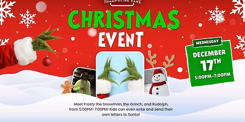 \ud83c\udf84 Christmas Event at Elevate Trampoline Park!