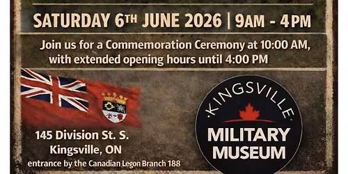 Commemoration of the 82nd anniversary of D Day
