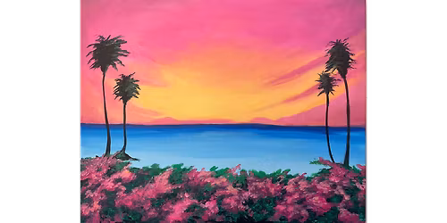 Island Pink Sunset Dreams - Paint and Sip in San Diego | Classpop!\u2122