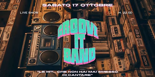 \ud83d\udd7a\ud83c\udffe80 VOGLIA DI '90\ud83d\udd7a\ud83c\udffe | GROOVE IT\ud83c\udf99| Live Show & Dj Set