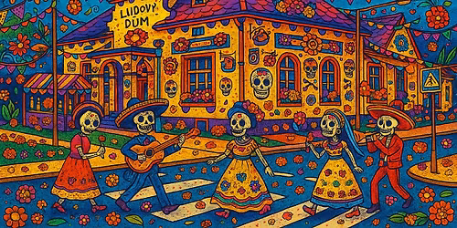 Karneval ve stylu D\u00eda de Los Muertos