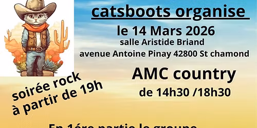 concert NO NAME CATS et OUTLAWS BROTHERS + apr\u00e8s-midi danse country
