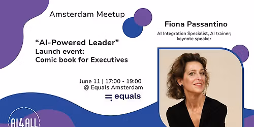 "AI-Powered Leader" Launch event: Comic book for Executives