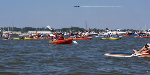 Blue Angels Flotilla Paddle - Practice Day