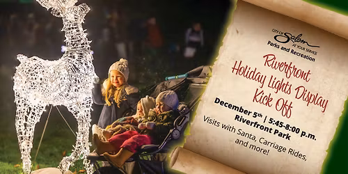 Riverfront Holiday Lights Display Kick Off