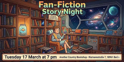 Hitchhiker's Guide fan-fiction story night!