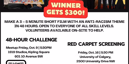 48-Hour Anti-Racism Film Challenge Red Carpet Screening & Awards