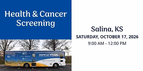 Salina, KS: Health & Cancer Screening