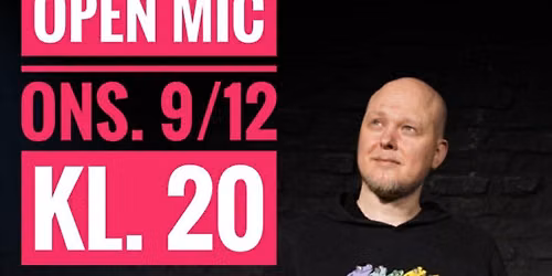 Open Mic Comedy p\u00e5 28 Live i Roskilde (18+) - Mikkel Vedelsby er v\u00e6rt