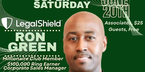 Alabama Super Saturday, June 20th with Millionaire Club Member RON GREEN