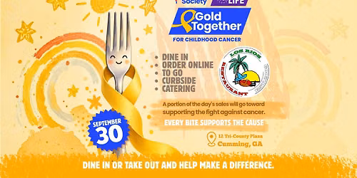 \ud83c\udf97\ufe0f Gold Together for Childhood Cancer at Los Rios Mexican
