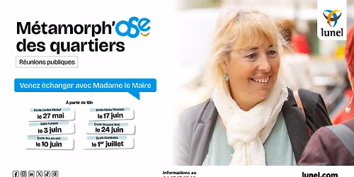 M\u00e9tamorph'Ose des quartiers \u2022 Secteur Centre-Ville \u2022 Lunel