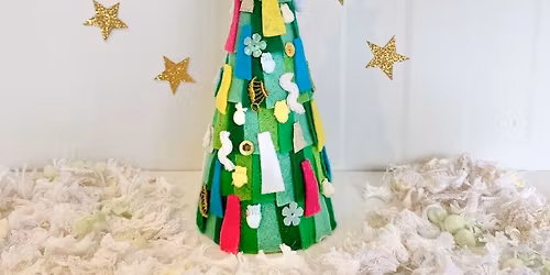 \u2018Christmas Tree\u2019 Kids fabric collage workshop
