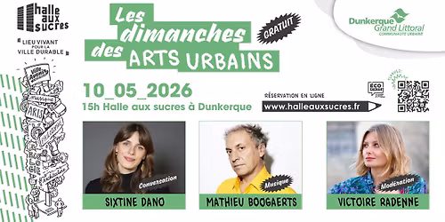 Les dimanches des arts urbains : \ud83c\udfb8 Mathieu Boogaerts, \ud83c\udfa4 Sixtine Dano et Victoire Radenne
