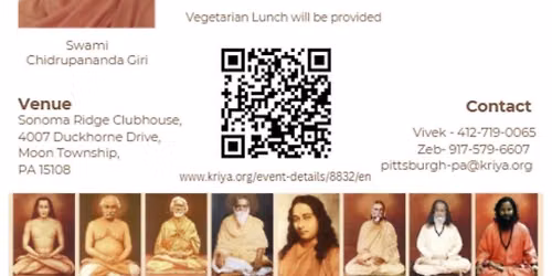 Learn Kriya yoga meditation, Pittsburgh, PA