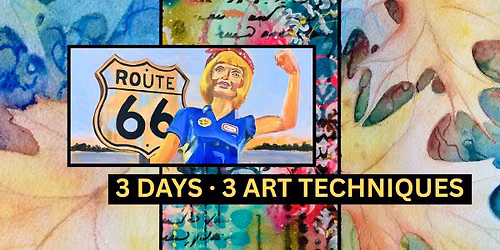 3 Day Art Sampler Workshop - all supplies included
