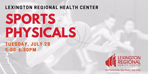 Sports Physicals | July 28