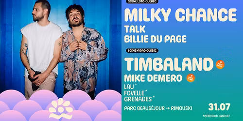 Milky Chance \u00e0 Rimouski | Les Grandes F\u00eates TELUS