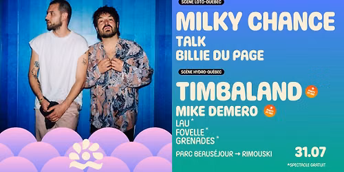 Milky Chance à Rimouski | Les Grandes Fêtes TELUS