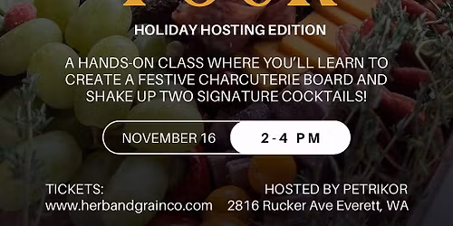 Pair & Pour: Holiday Hosting Edition