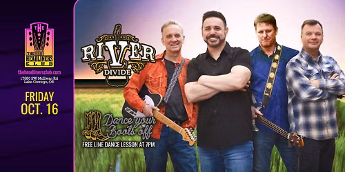 River Divide at The Headliners Club + FREE line dance lesson!