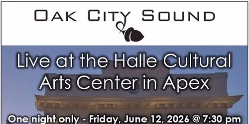 Oak City Sound performs radio hits from the 50s through the 90s sung in a cappella harmony!