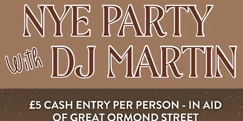 NYE Party Night with DJ Martin\ud83c\udf99\ud83d\udd7a\ud83c\udffb