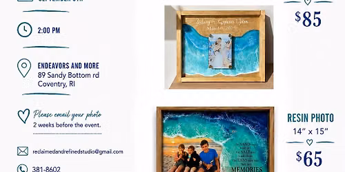 Photo Resin Wave Frame