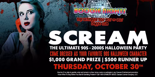 SCREAM! The Ultimate 90s\/00s Halloween Party