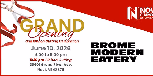 Ribbon Cutting: Brome Modern Eatery