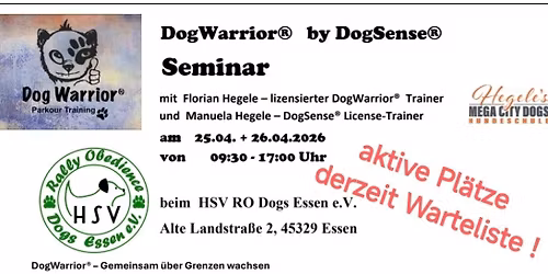 DogWarrior\u00ae   by DogSense\u00ae  Seminar